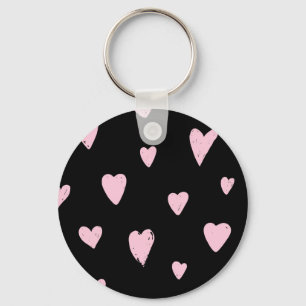Porte-clés Valentine Coeurs roses : Amour Vintage.
