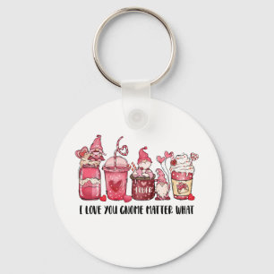 Porte-clés Valentine Je T'Aime Gnome Peu Importe