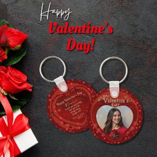 Porte-clés Valentine Rouge Porte - clé photo ornemental