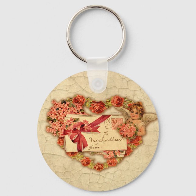 Porte-clés Valentine victorienne (Recto)