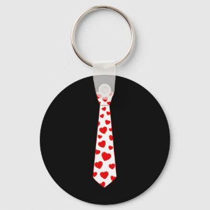 Porte-clés Valentines Jour Amour Coeurs Cravate Mignons Garço