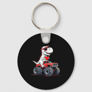 Porte-clés Valentines Jour Dinosaure Monster Camion Avec Coeu
