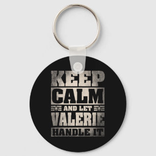 Porte-clés Valerie Nom Valerie Personnalisée Prénom