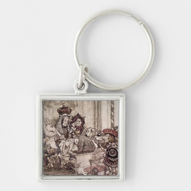 Porte-clés Valet d'Arthur Rackham | avant le roi et la reine (Devant)