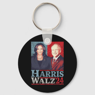 Porte-clés Valse 2024 Election Kamala Harris Tim Waltz 2024 5