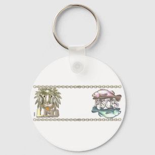 Porte-clés Valxart Leo Pisces cadeaux d'amitié zodiac
