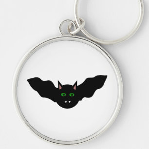 Porte-clés Vampire Chat face chauve Halloween Porte - clé