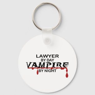 Porte-clés Vampire d'avocat par nuit