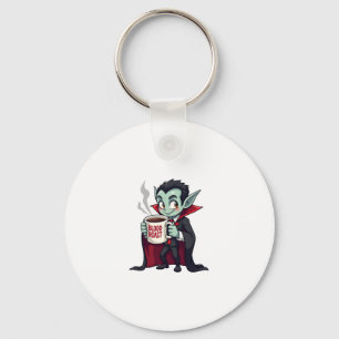 Porte-clés Vampire Louveur de café � Éffrayant Latte Shirt