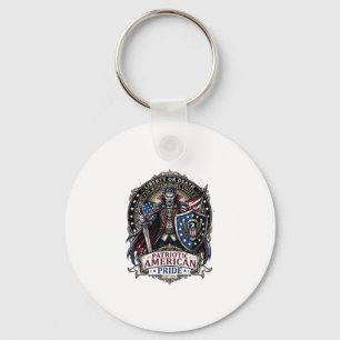 Porte-clés Vampire Patriotique Liberté Seigneur Horreur Monst