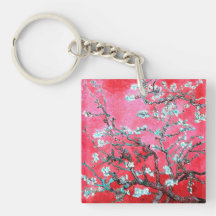 Van Gogh Almond Blossoms Rouge bleu