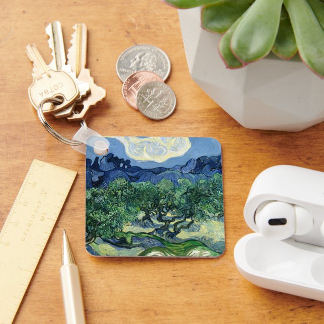 Porte-clés Van Gogh La peinture paysagère des oliviers (Bureau)