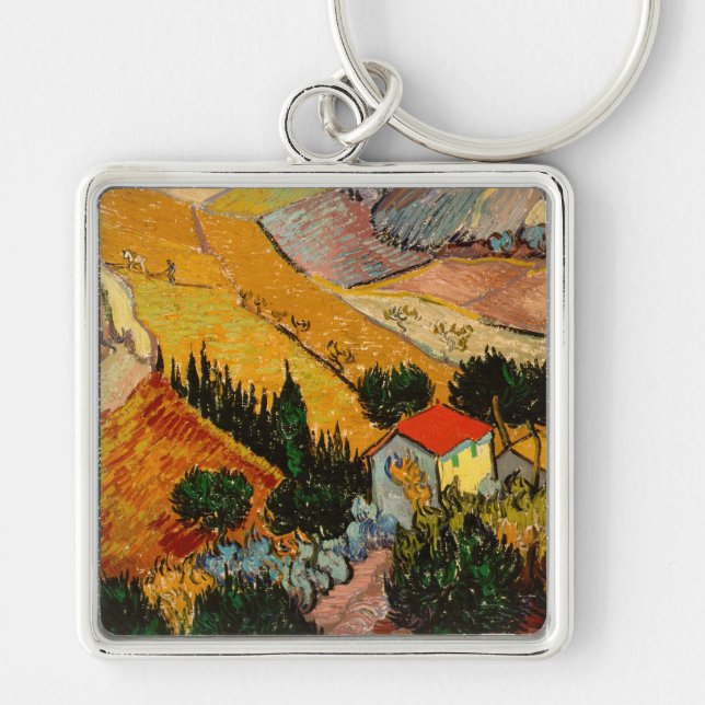 Porte-clés Van Gogh - Landcape House Plowman (Devant)