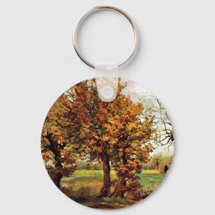 Porte-clés Van Gogh - Paysage Automne Avec Quatre Arbres