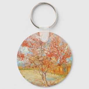 Porte-clés Van Gogh Pink Peach Tree Tree in Blossom Porte - c