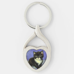 Porte-clés Van Gogh Tuxedo Kitten