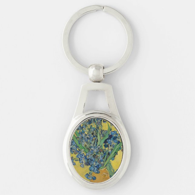 Porte-clés Van Gogh Vase avec l'impressionnisme classique d'I (Devant)