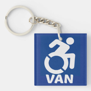 Porte-clés Van Modern Handicap