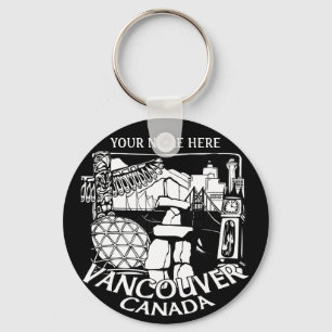 Porte-clés Vancouver Canada Key Chain Vancouver Souvenirs