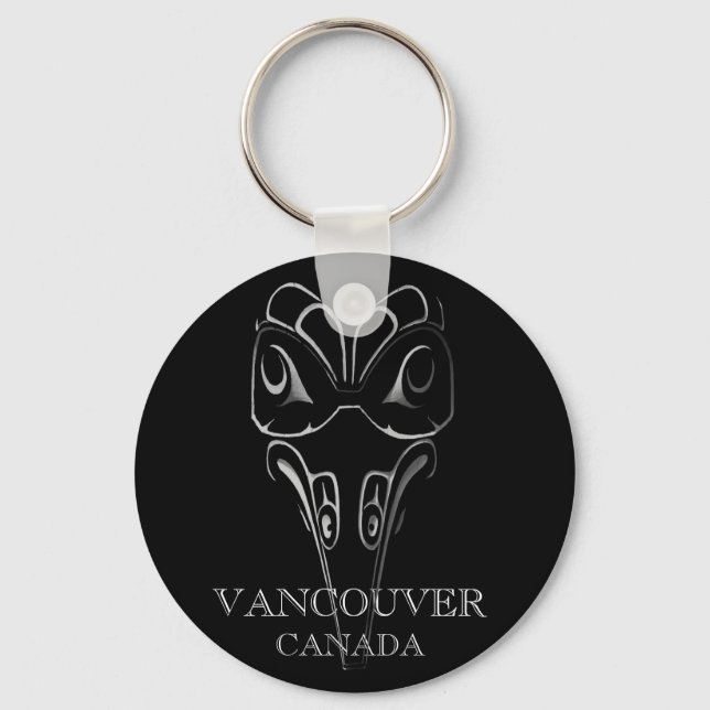 Porte-clés Vancouver Canada Porte - clé Vancouver Souvenirs (Recto)