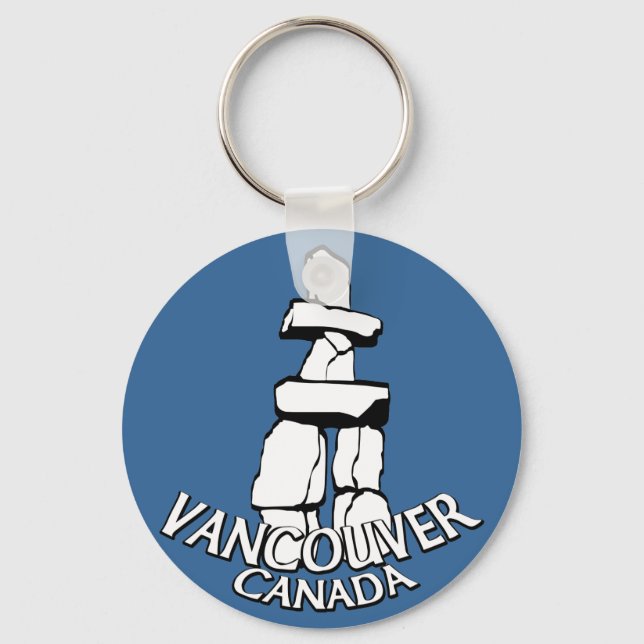 Porte-clés Vancouver Canada Porte - clé Vancouver Souvenirs (Recto)