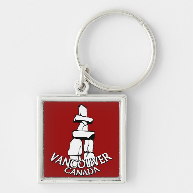 Porte-clés Vancouver Canada Porte - clé Vancouver Souvenirs (Devant)