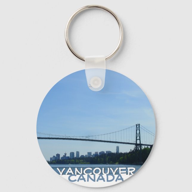 Porte-clés Vancouver Canada Porte - clé Vancouver Souvenirs (Recto)