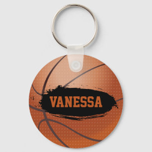 Porte-clés Vanessa Porte - clé de basketball / Cerclage de cl