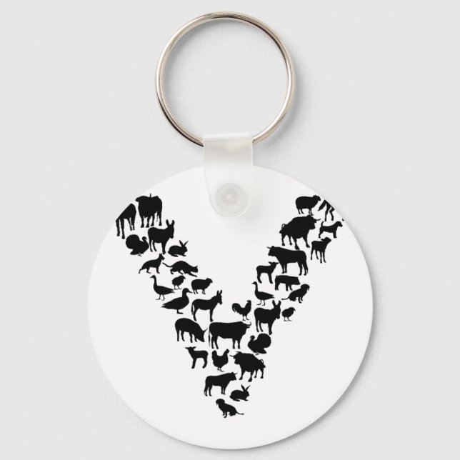 Porte-clés Vegan (Recto)