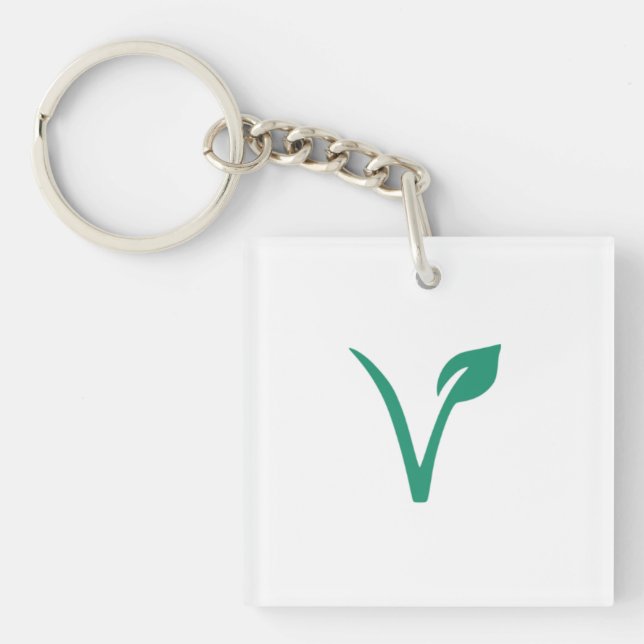 Porte-clés Vegan V (Devant)