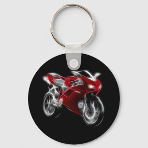 Porte-clés Vélo de sport emballant la moto