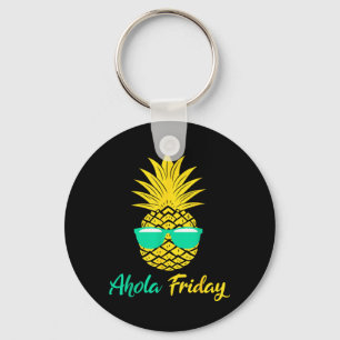 Porte-clés Vendredi Aloha Ananas Eté Fruit Ananas