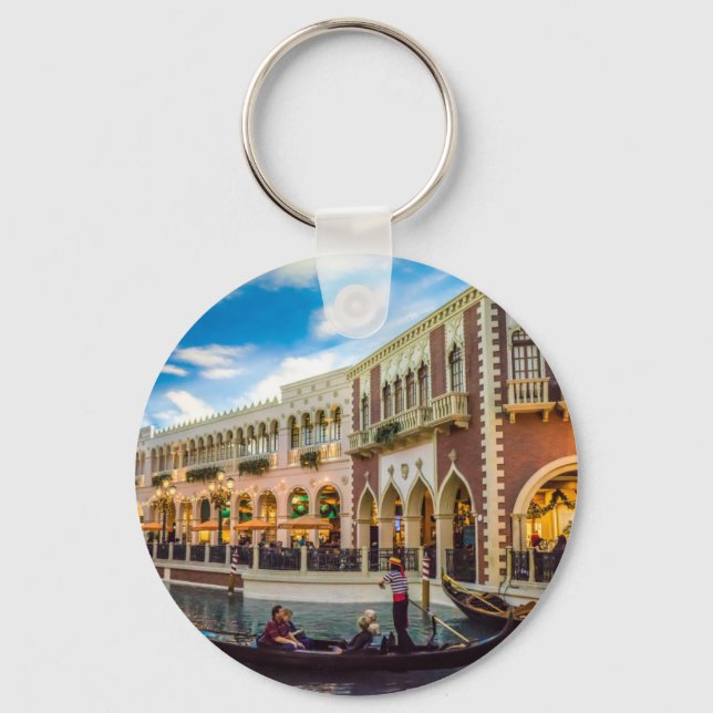 Porte-clés Venetian Las Vegas Gondola Canal Architecture (Recto)