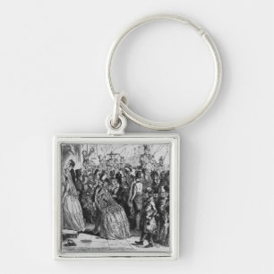Porte-clés Venez à la maison de l'église
