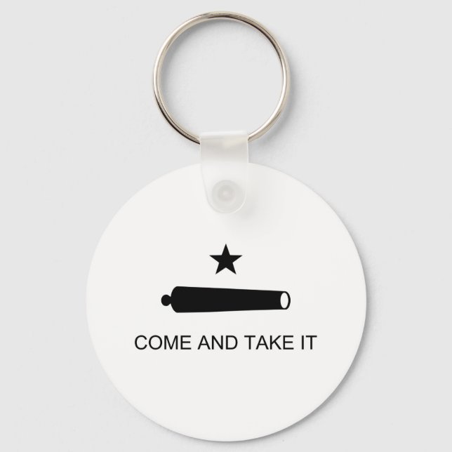 Porte-clés Venez Et Prenez Le Texas Flag (Recto)