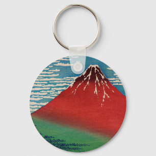 Porte-clés Vent léger, matin clair, art japonais vintage