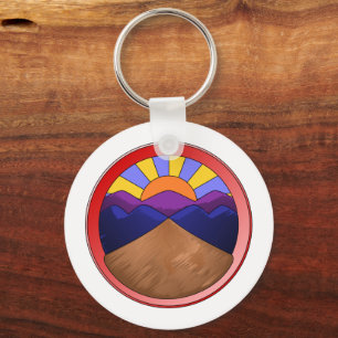 Porte-clés Ventilateur Alluvial - Logo de géologie