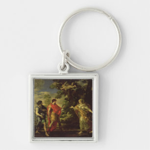 Porte-clés Vénus apparaissant à Aeneas en tant que chasseus