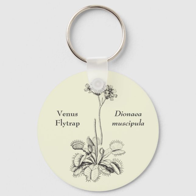 Porte-clés Vénus Flytrap Vintage Floral (Recto)