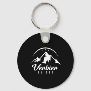 Porte-clés Verbier Suisse Station de ski Ski Snowboard