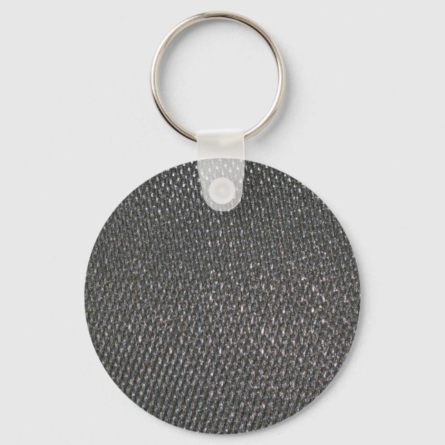 Porte-clés Véritable fibre de carbone brute texturée (Recto)