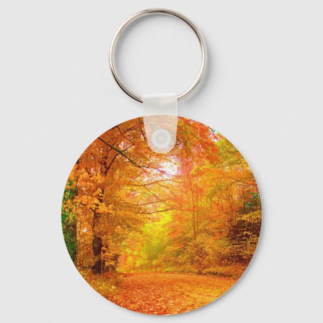 Porte-clés Vermont Autumn Nature Paysage (Recto)