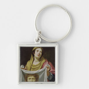 Porte-clés Veronica de St tenant le linceul saint