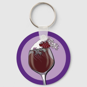 Porte-clés Verre de vin