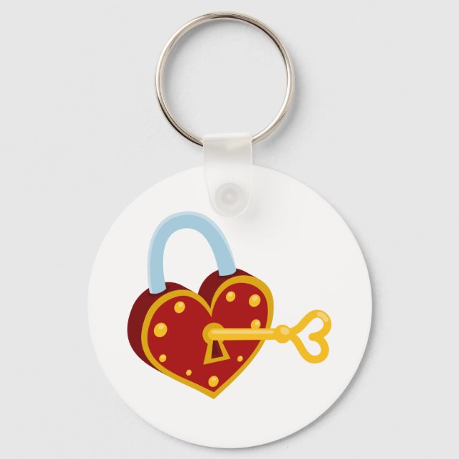 Porte-clés Verrouillage du coeur (Recto)