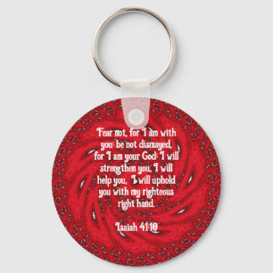 Porte-clés Versets de la Bible Citation Inspirationnelle Isaï