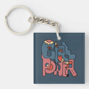 Porte-clés Version Fille Power Dark