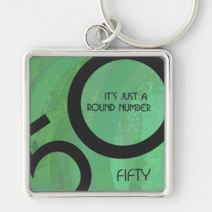 Porte-clés Vert 50 Décennie Anniversaire