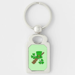 Porte-clés Vert Casquette irlandais
