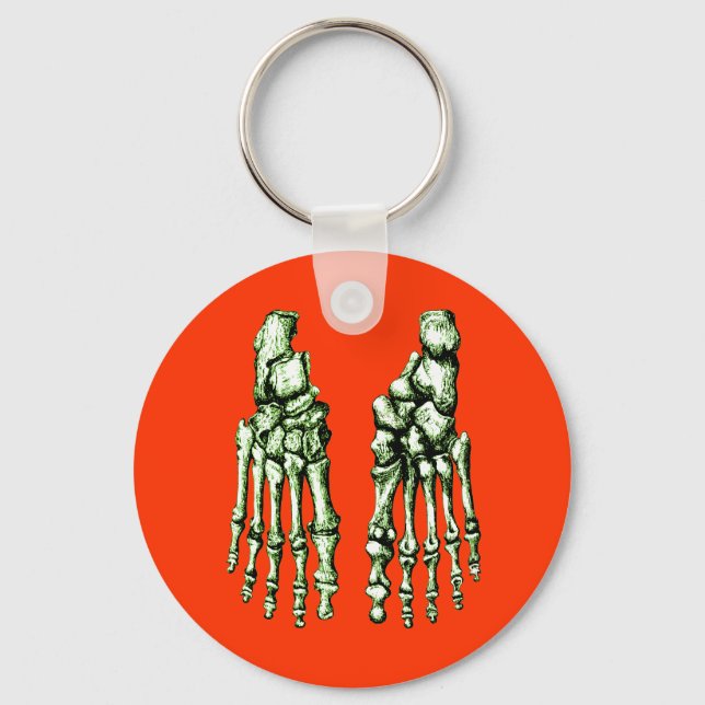 Porte-clés Vert de 2 pieds (Recto)